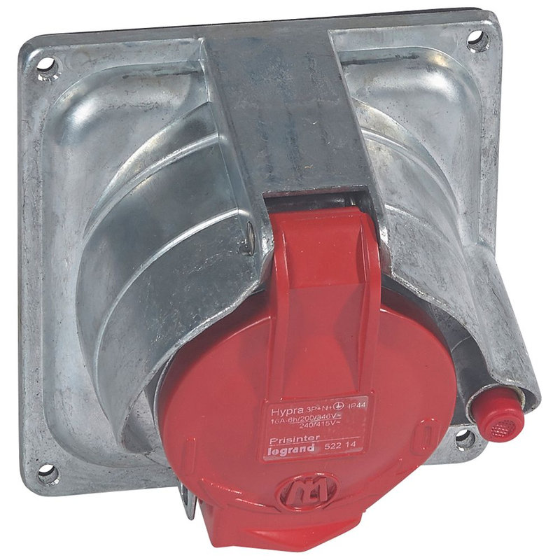 Legrand 052214 - Prisinter fixe Hypra IP44/55 16A - 380V~ à 415V~ - 3P+N+T - métal