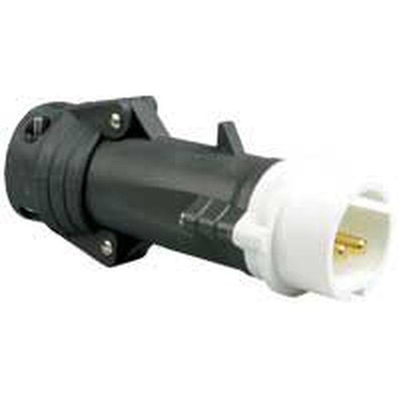 Legrand 052425 - Fiche droite Hypra IP44 TBT 16A - 20V= à 50V= - 2P - plastique