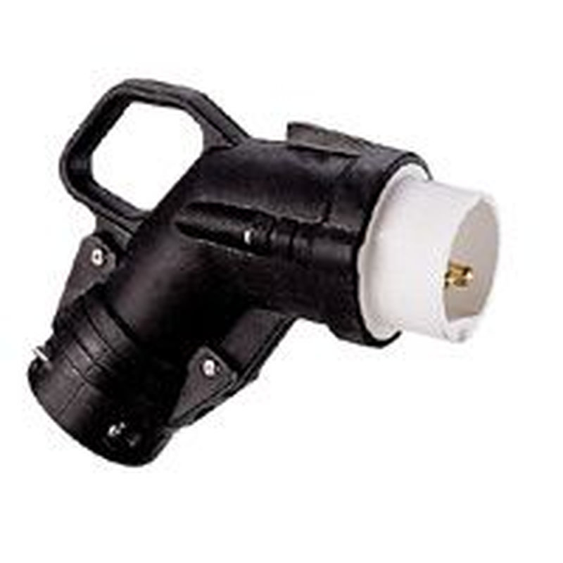 Legrand 052445 - Fiche coudée Hypra IP44 TBT 16A - 20V= à 50V= - 2P - caoutchouc