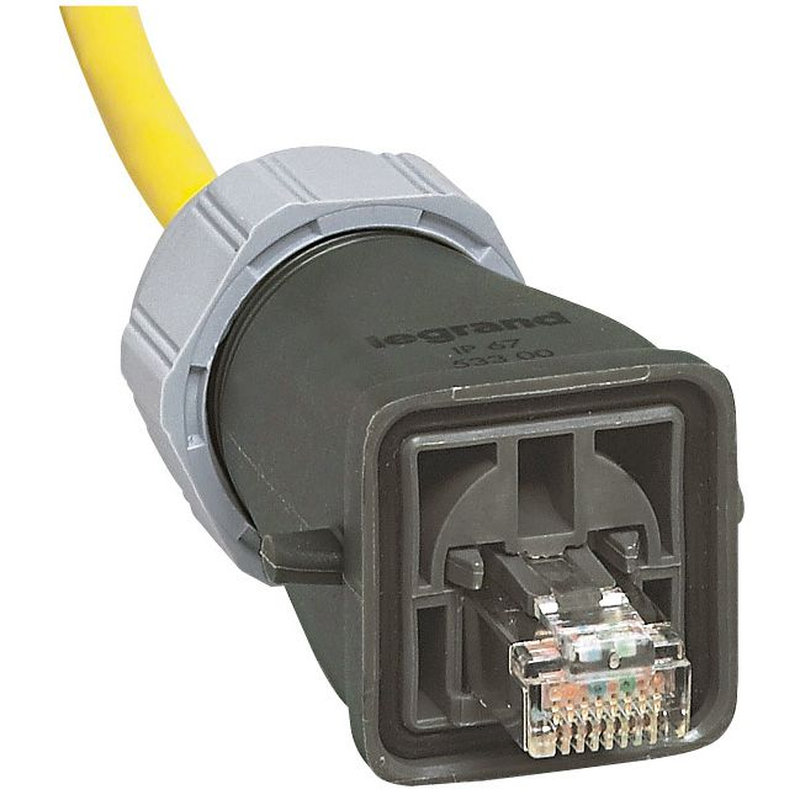 Legrand 053300 - Fiche de protection IP66/67 pour câbles RJ45