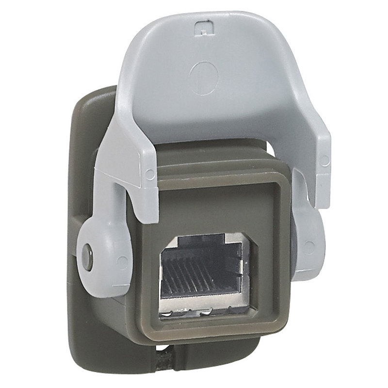 Legrand 053301 - Embase encastrée de protection IP66/67 pour câbles RJ45