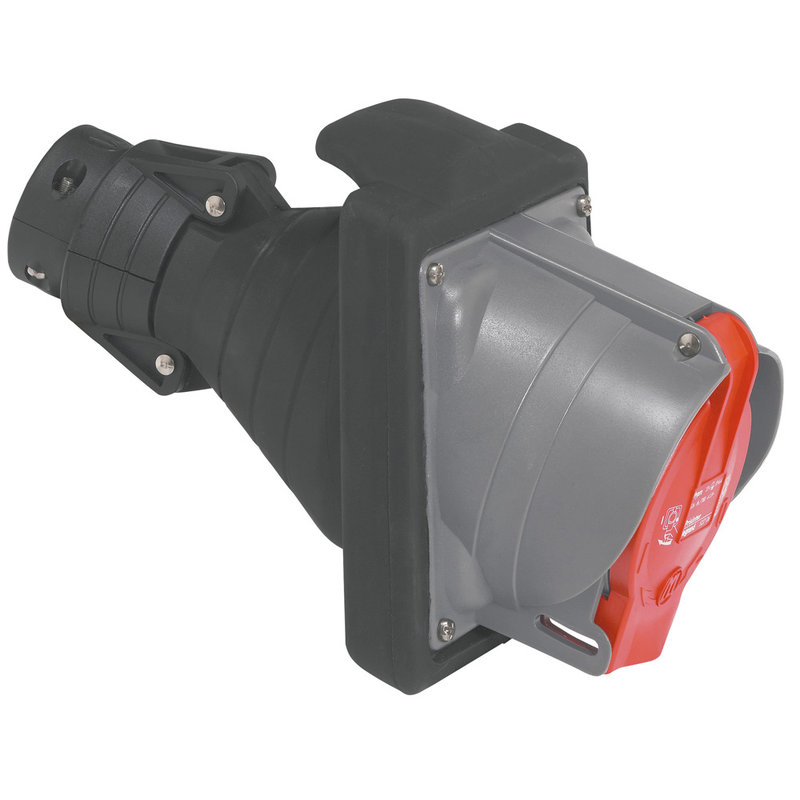 Legrand 053706 - Prisinter mobile Hypra IP44/55 63A - 380V~ à 415V~ - 3P+T - caoutchouc