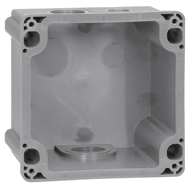 Legrand 053749 - Boîtier réversible simple Hypra IP44/55 pour Prisinter 63A - plastique