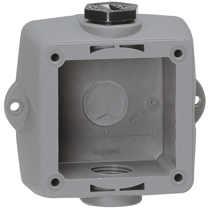 Legrand 053910 - Boîtier saillie Hypra 2 entrées pour presse étoupe M20