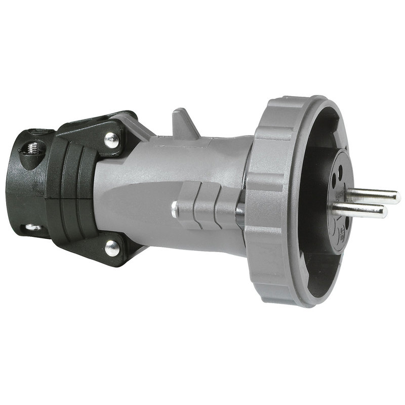 Legrand 053932 - Fiche mobile droite 2P+T à brochage domestique Hypra IP66/67-55 - 250V~
