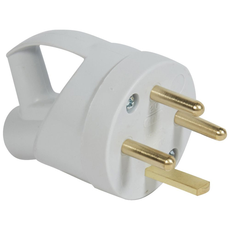 Legrand 055012 - Fiche 3P+T 20A 400V~  - avec anneau - vrac