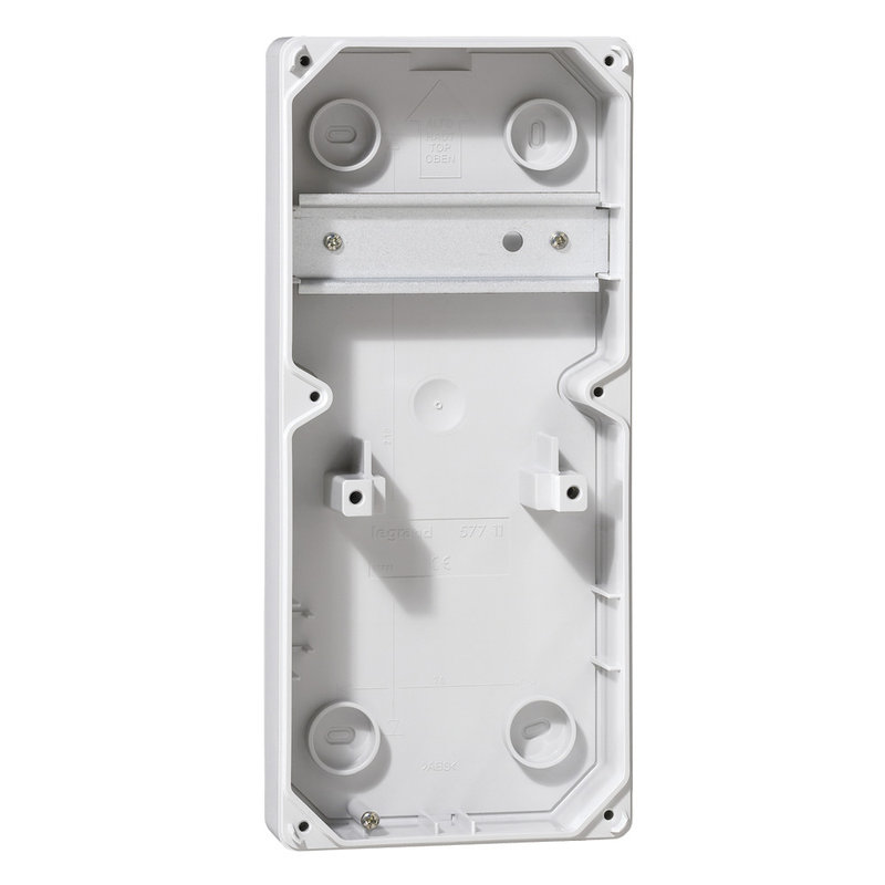 Legrand 057711 - Embase P17 boîtier 280x125mm pour plastron 280x125mm pour composer coffret P17