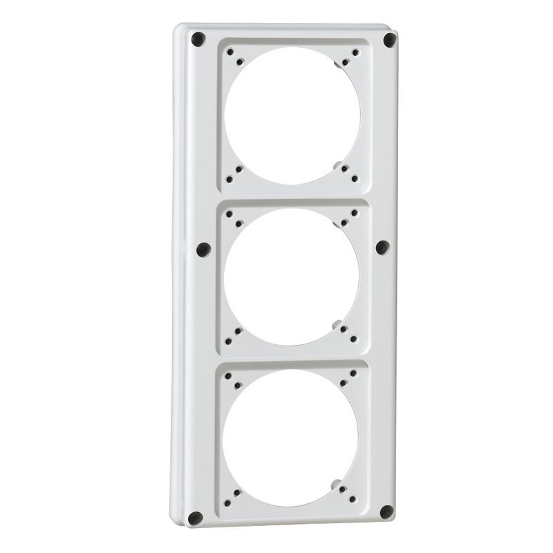 Legrand 057714 - Plastron P17 280x125mm recevant 3 prises 16A pour composer un coffret P17