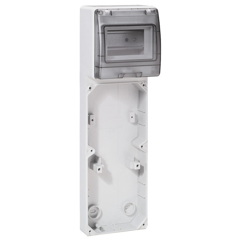 Legrand 057720 - Embase P17 - recevant plastron 280x125 - rail 5 modules - 3 socles 16A