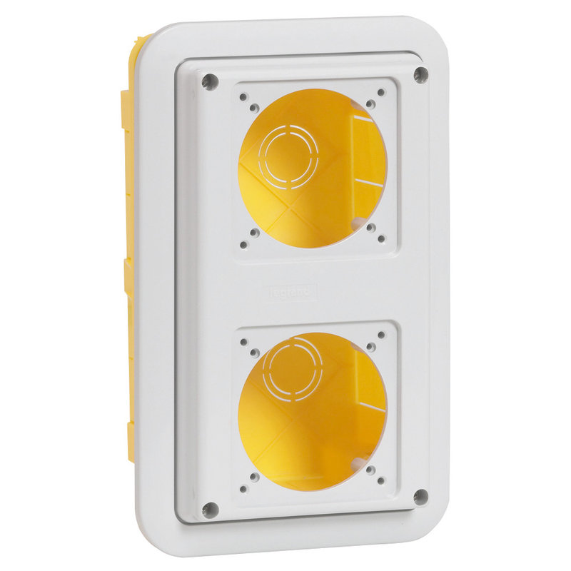 Legrand 057721 - Boite encastrement P17 pour maçonnerie IP55 - 2 prises 16A ou domestique 057671