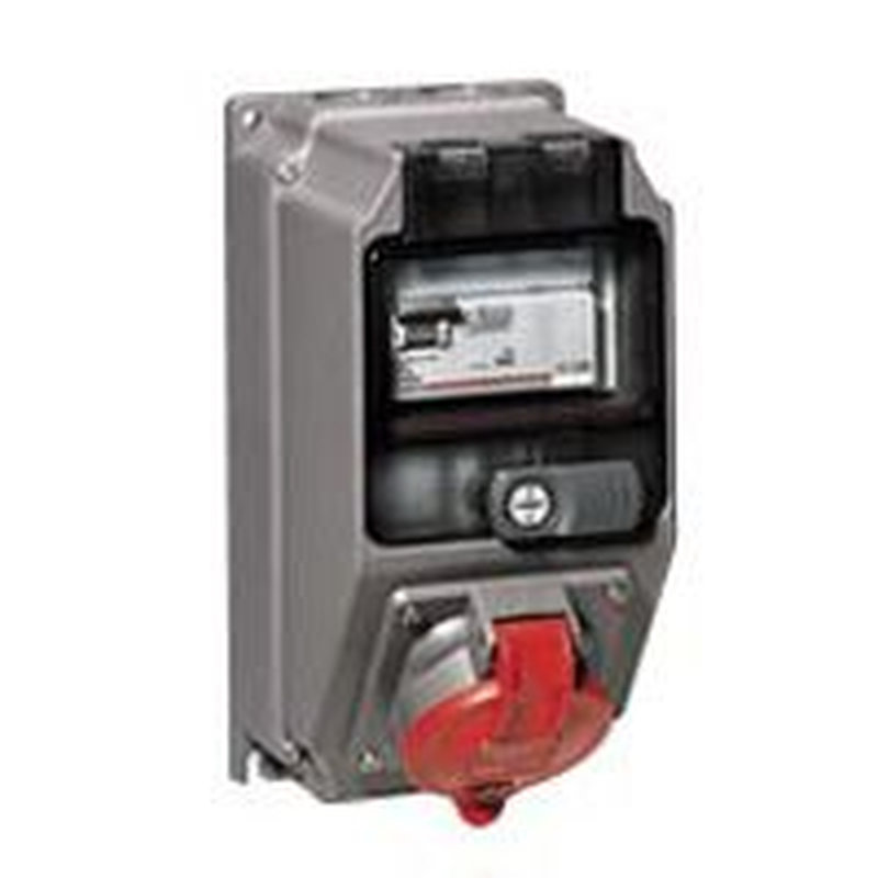 Legrand 059279 - Coffret monoprise Hypra IP44 - prise 3P+T 63A 380V~ à 415V~ + disjoncteur diff