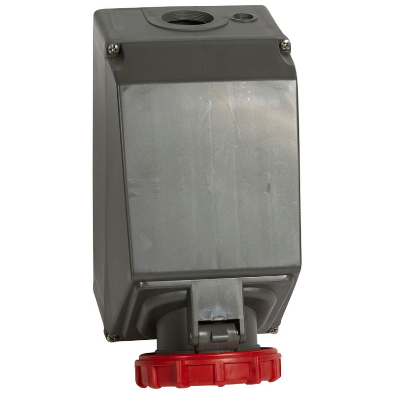 Legrand 059502 - Prise saillie simple fixe Hypra IP66/67-55 125A - 380V~ à 415V~ - 3P+T