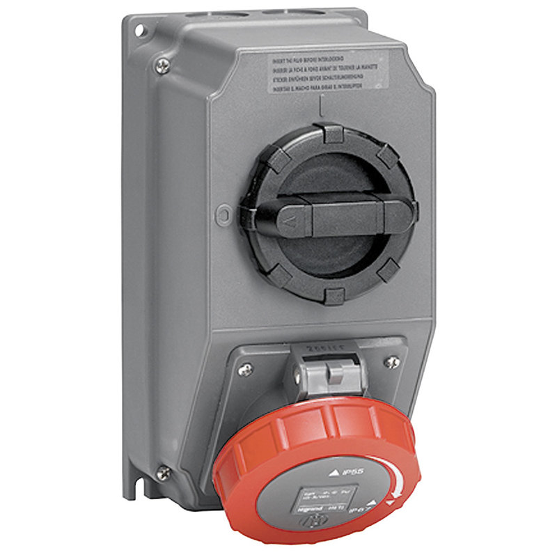 Legrand 059695 - Coffret Hypra pour conteneur frigorifique IP66/67-55 -32A -440V~ -3P+T plastique