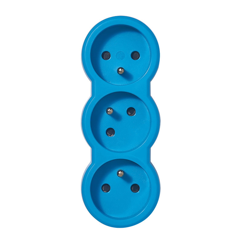 Legrand 050506 - Fiche 3x2P+T frontales 16A 230V - finition bleu