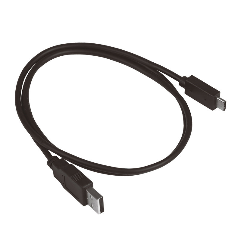 Legrand 051411 - Cordon USB Data 2.0 embouts typeC mâle et typeA mâle longueur 2m