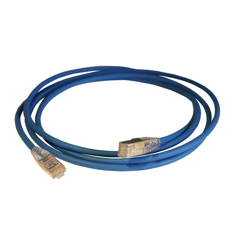 Legrand 051542 - Cordon RJ45 LCS³ catégorie 6 Haute Densité F/UTP blindé 100ohms - 2m - LSOH bleu