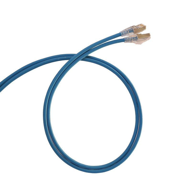 Legrand 051543 - Cordon RJ45 LCS³ catégorie 6 Haute Densité F/UTP blindé 100ohms - 3m - LSOH bleu