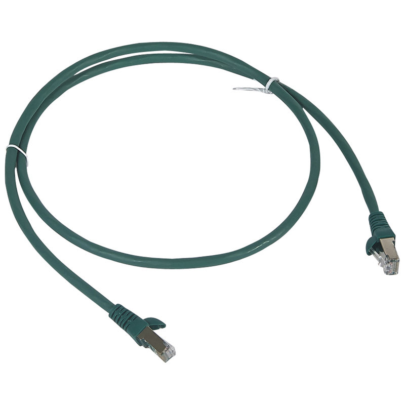 Legrand 051852 - Cordon de brassage RJ45 - Cat.6 - F/UTP écranté - L. 3m - LSOH - vert - LCS²