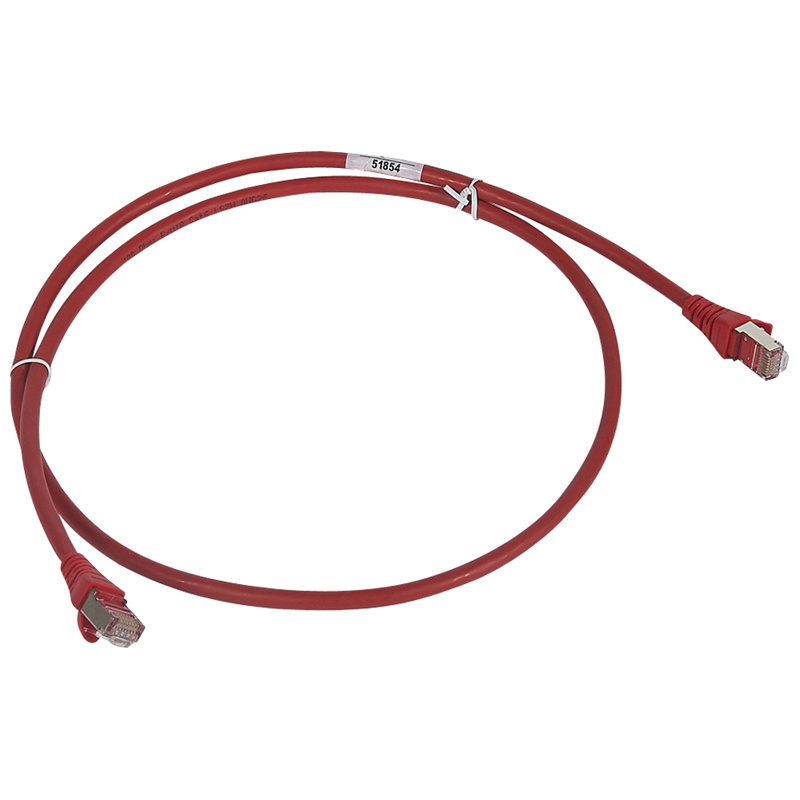 Legrand 051856 - Cordon de brassage RJ45 - Cat.6 - F/UTP écranté - L. 3m - LSOH - rouge - LCS²
