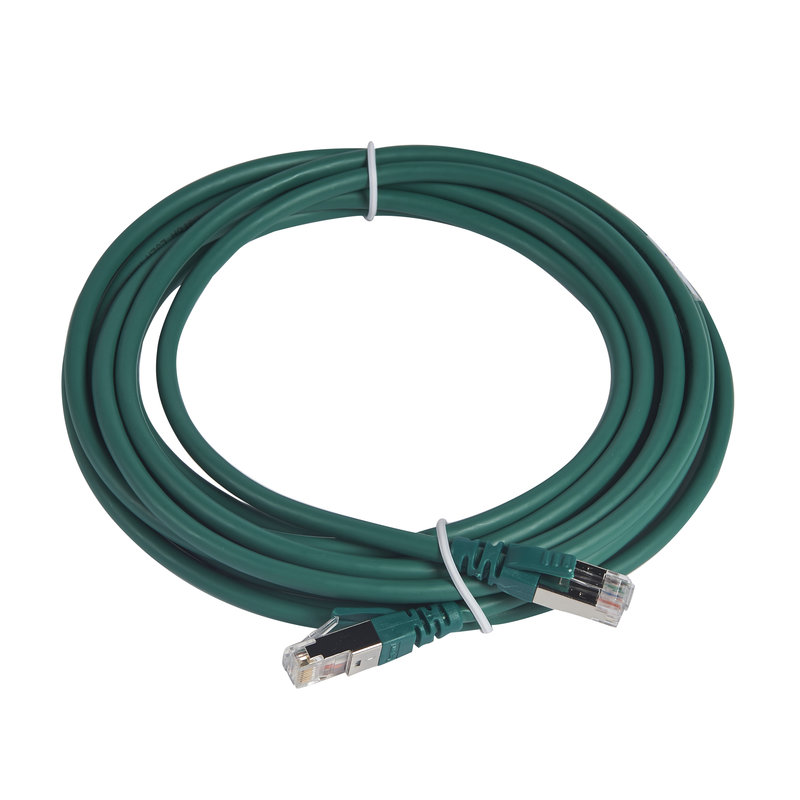Legrand 051869 - Cordon de brassage RJ45 - LSOH- cat.6A - 100 ohms - S/FTP blindé- L. 5 m -vert