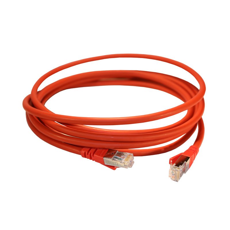 Legrand 051872 - Cordon de brassage RJ45 - LSOH- cat.6A - 100 ohms - S/FTP blindé- L. 3m -rouge