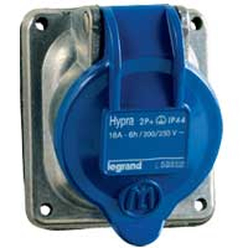 Legrand 052732 - Prise fixe Hypra IP44 32A - 200V~ à 250V~ - 2P+T - métal