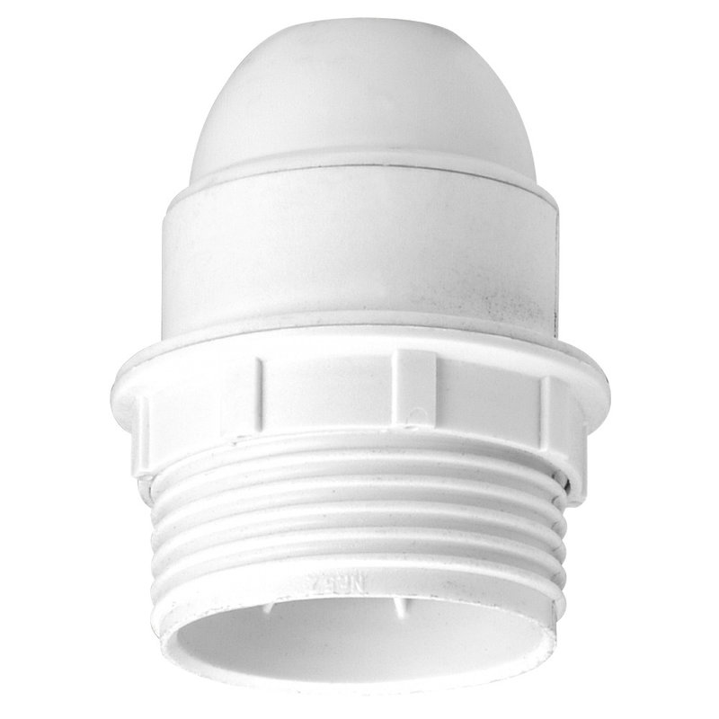 Legrand 060121 - Douille culot E27 à raccord fileté et simple bague matière isolante 4A 100W