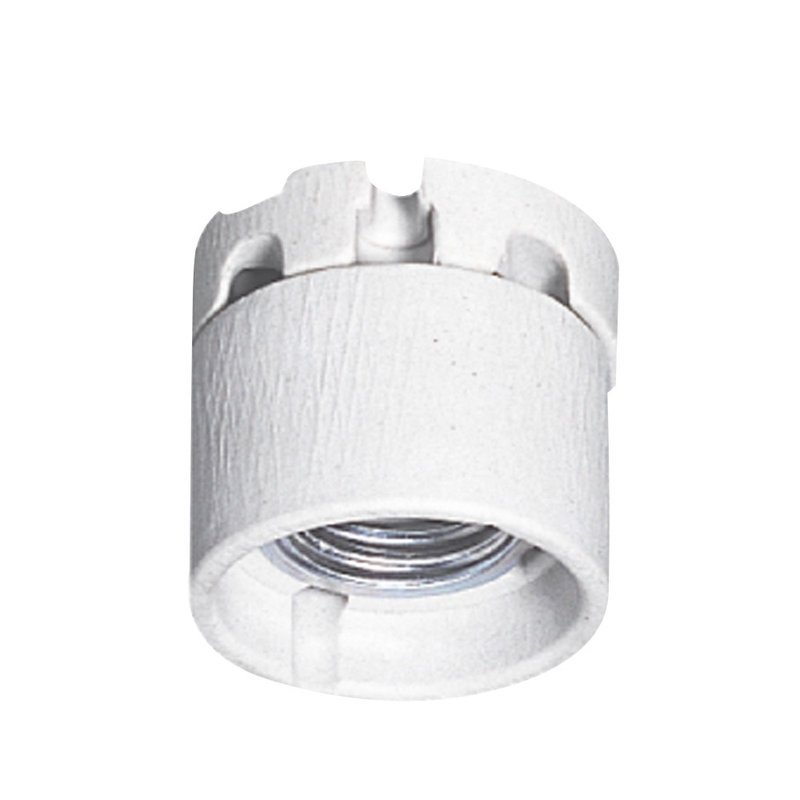 Legrand 060130 - Douille en porcelaine éclairage public avec frein culot E27 et jupe protection