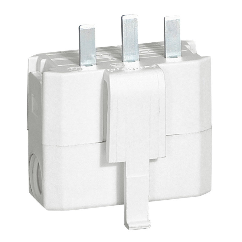 Legrand 060134 - Fiche DCL 2P+T 6A 250V~ - à vis avec serre-câble