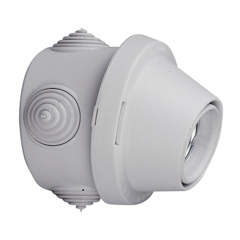 Legrand 060152 - Douille patère - Plexo - culot E27 - gris
