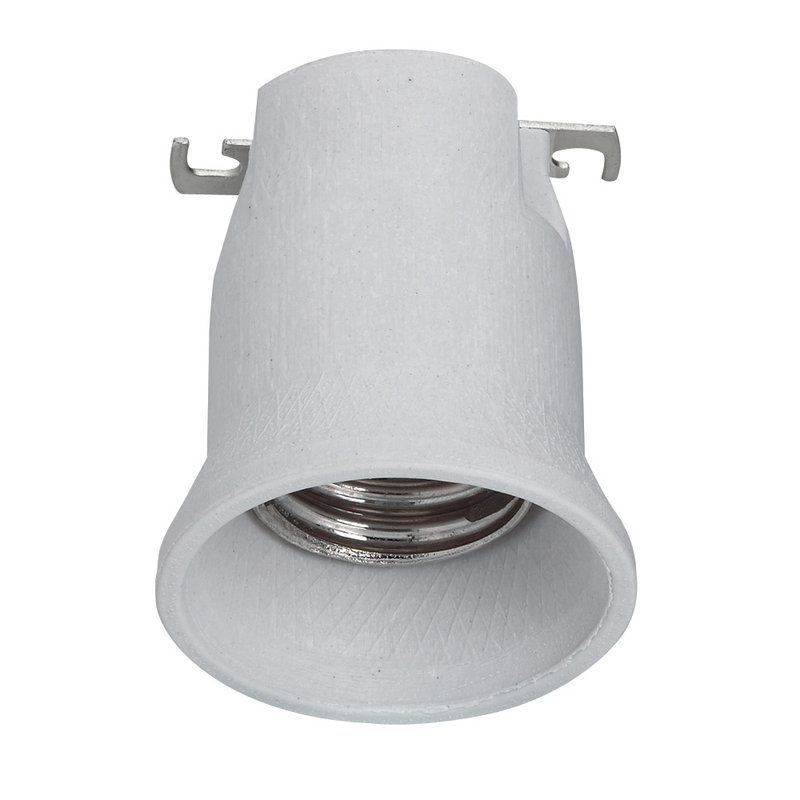 Legrand 060180 - Douille en porcelaine pour éclairage public monobloc avec frein de culot E40
