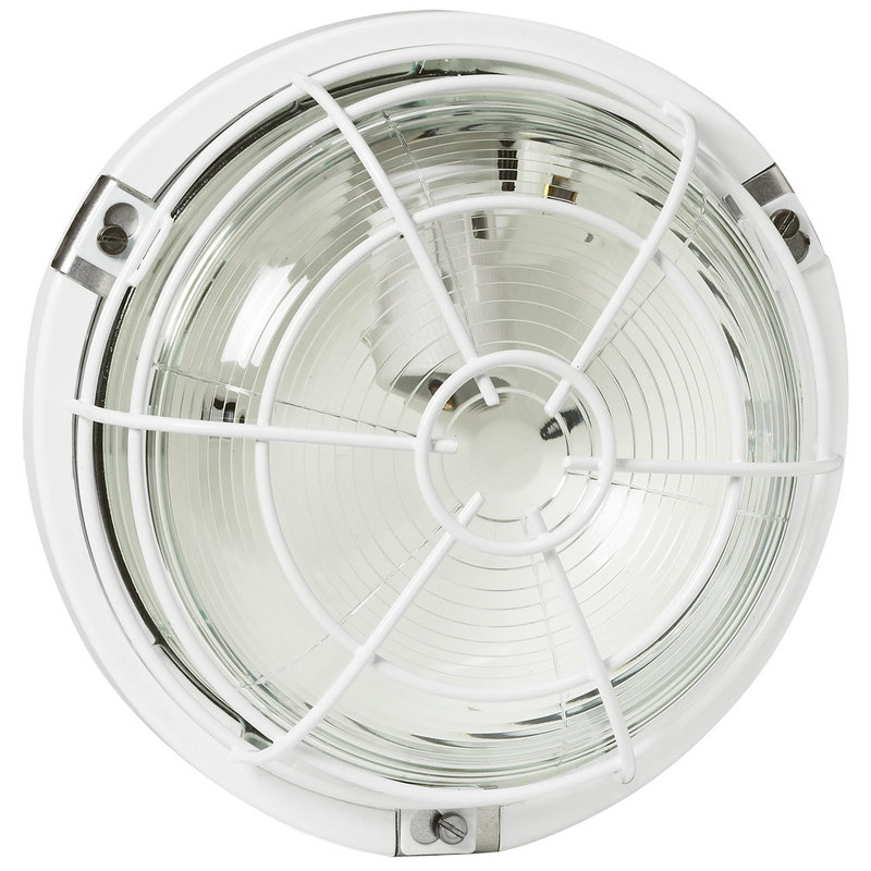 Legrand 060483 - Hublot rond étanche environnements sévères avec diffuseur incolore et culot E27