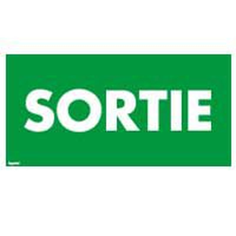 Legrand 061003 - Etiquette de signalisation supplémentaire de sortie adhésive et sécable