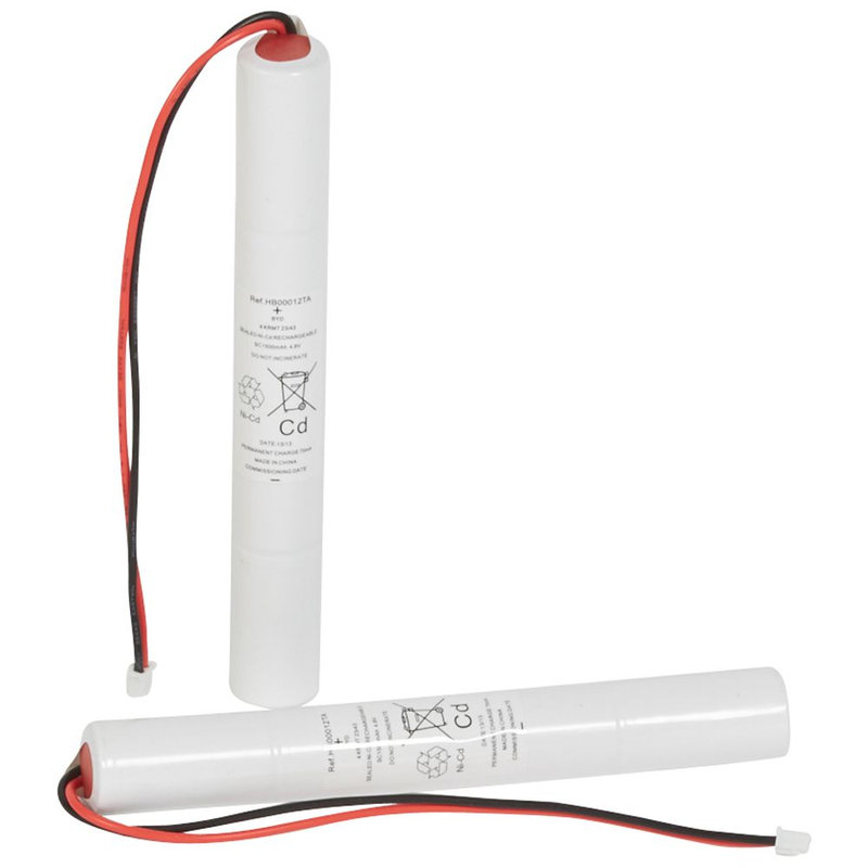 Legrand 061093 - Batterie Ni-Cd 2x4,8V 1,5Ah pour BAES d'ambiance à tube fluorescent IP66 ECO1