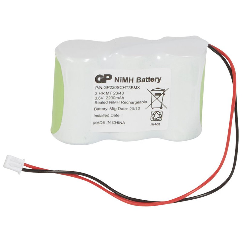 Legrand 061096 - Batterie Ni-Mh 2x3,6V 2,2Ah pour BAES d'ambiance à LEDs IP43 et IP67