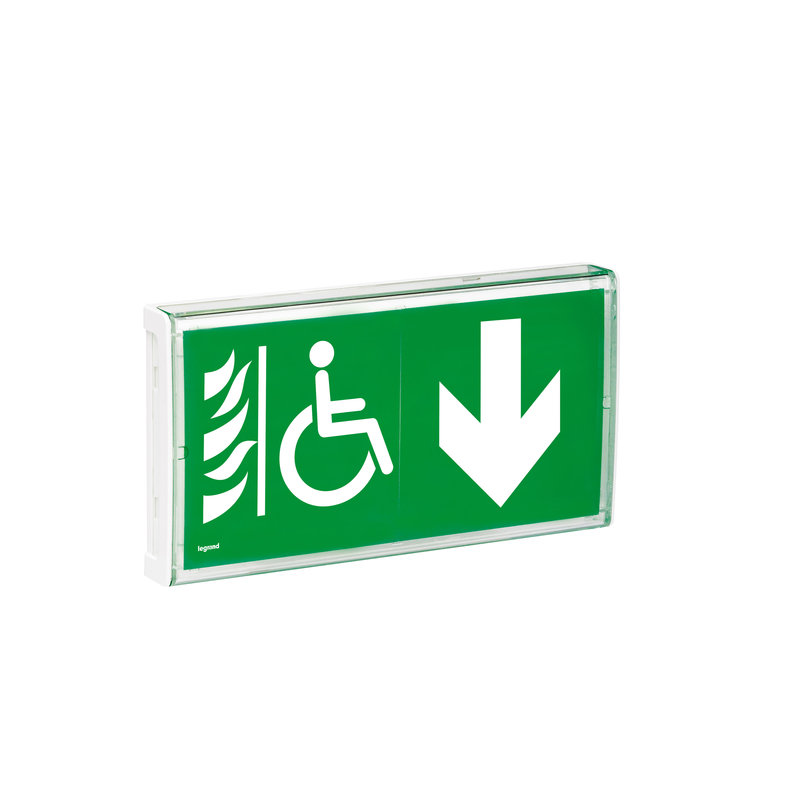 Legrand 061205 - Etiquette signalisation d'espace d'attente sécurisé pour DBR adhésive/sécable