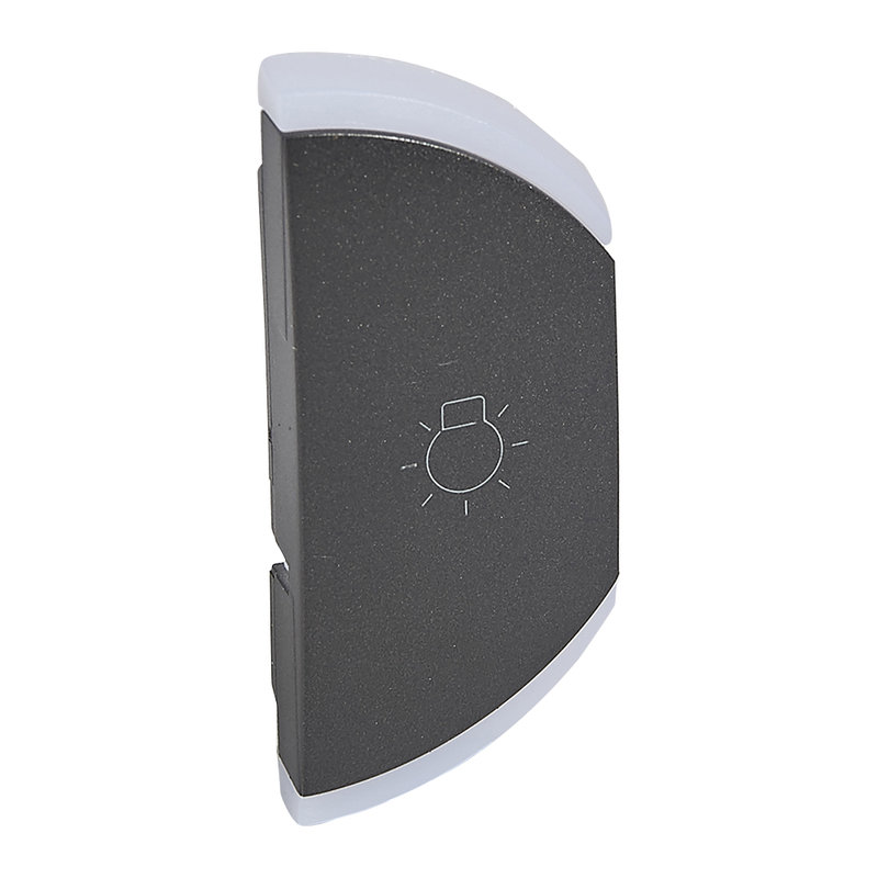 Legrand 064849 - Enjoliveur simple Céliane éclairage montage droite - graphite