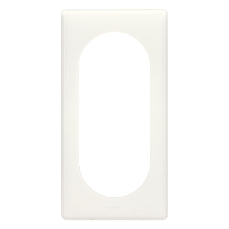 Legrand 066635 - Plaque Céliane Laqué 4 à 5 modules - finition Blanc