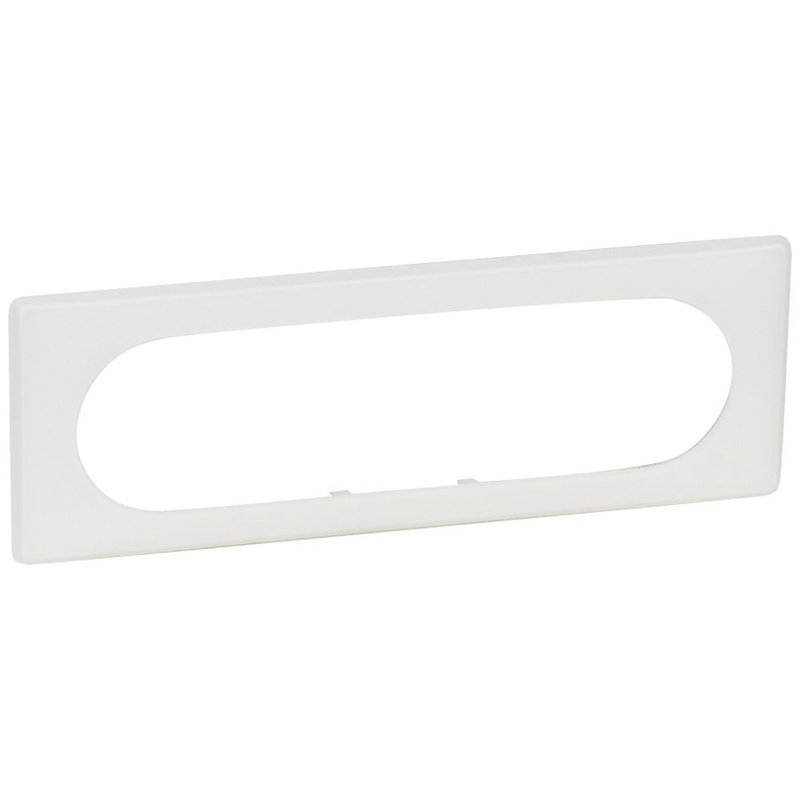 Legrand 066706 - Plaque Céliane Poudré 6 à 8 modules - finition Craie