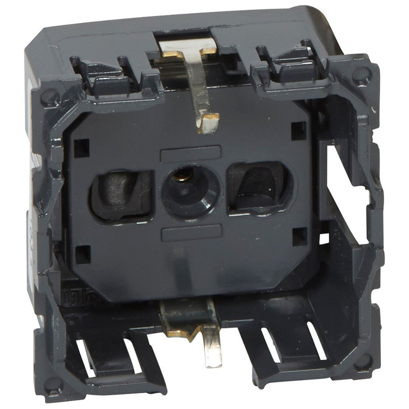 Legrand 067153 - Prise de courant standard germanique Céliane 16A 250V 2P+T contact latéral