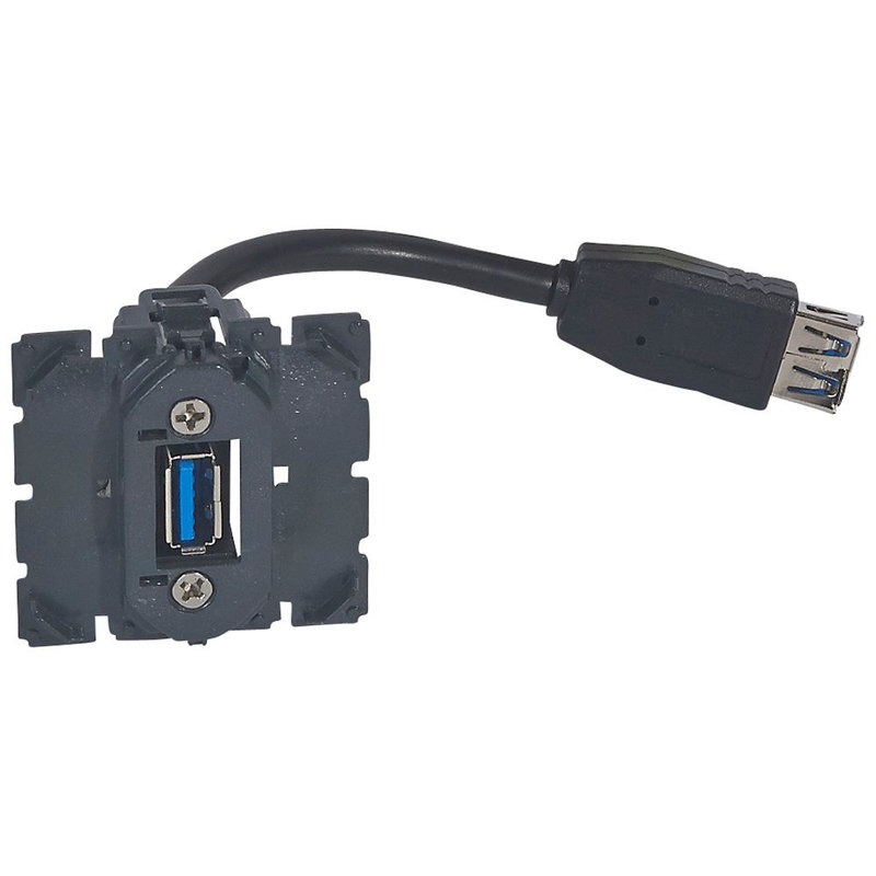 Legrand 067372 - Prise USB femelle pré-connectorisée Céliane