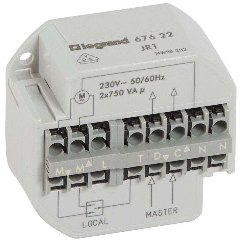 Legrand 067622 - Relais pour commandes groupées de volets Céliane