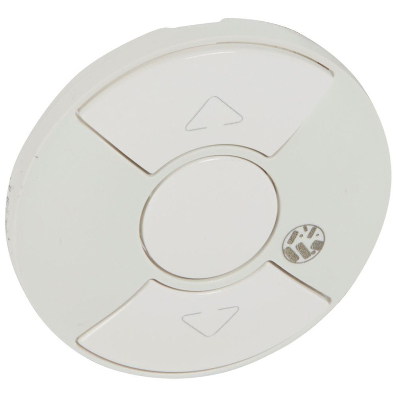 Legrand 067749 - Enjoliveur antimicrobien Céliane interrupteur/poussoir volets roulants - Blanc