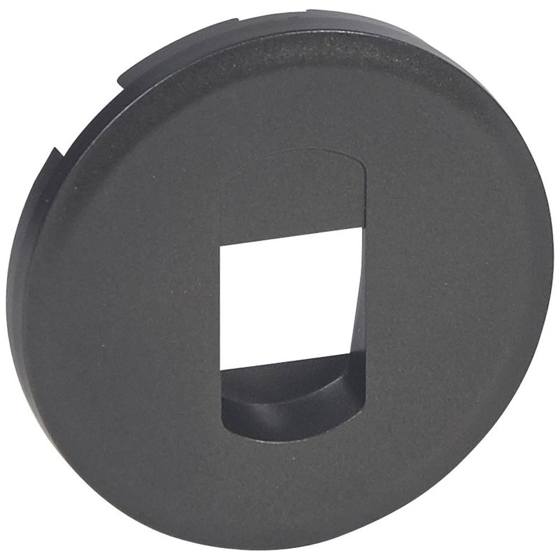 Legrand 067813 - Enjoliveur Céliane pour prise haut parleur simple - finition graphite