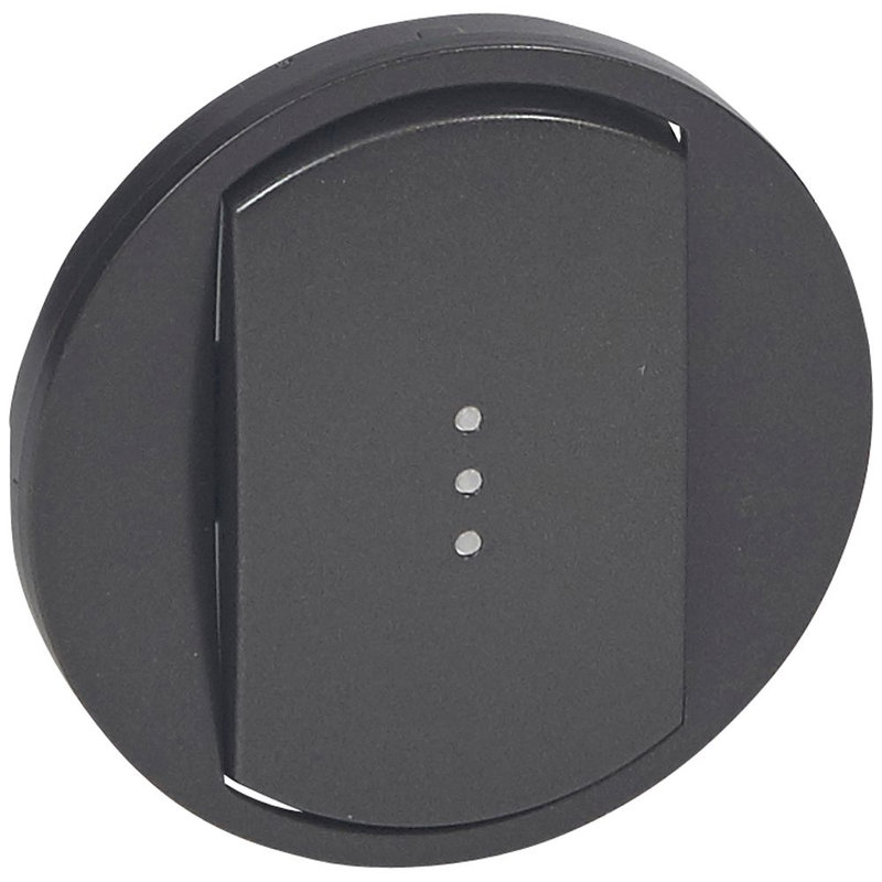 Legrand 067903 - Enjoliveur large Céliane toutes commandes d'éclairage standard - graphite