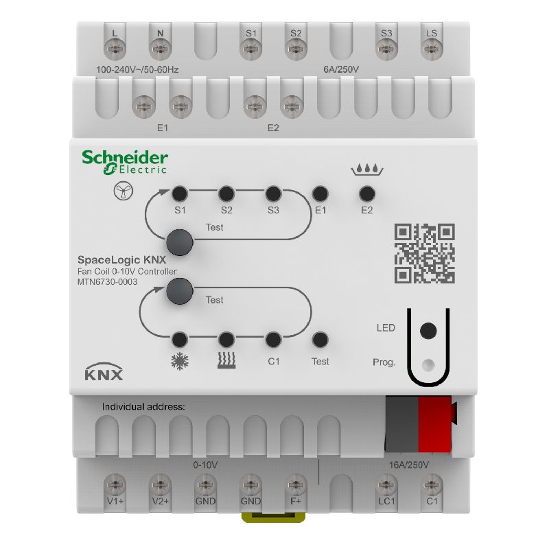 SpaceLogic KNX - Ventiloconvecteur - 2 et 4 tubes MTN6730-0003