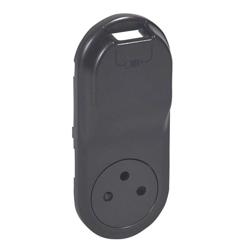 Legrand 067916 - Enjoliveur Céliane prise 2P+T Surface et chargeur USB semi encastré -graphite