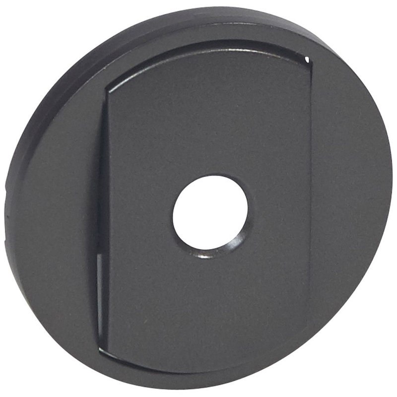 Legrand 067922 - Enjoliveur large Céliane pour interrupteur ou va-et-vient Intuition - graphite