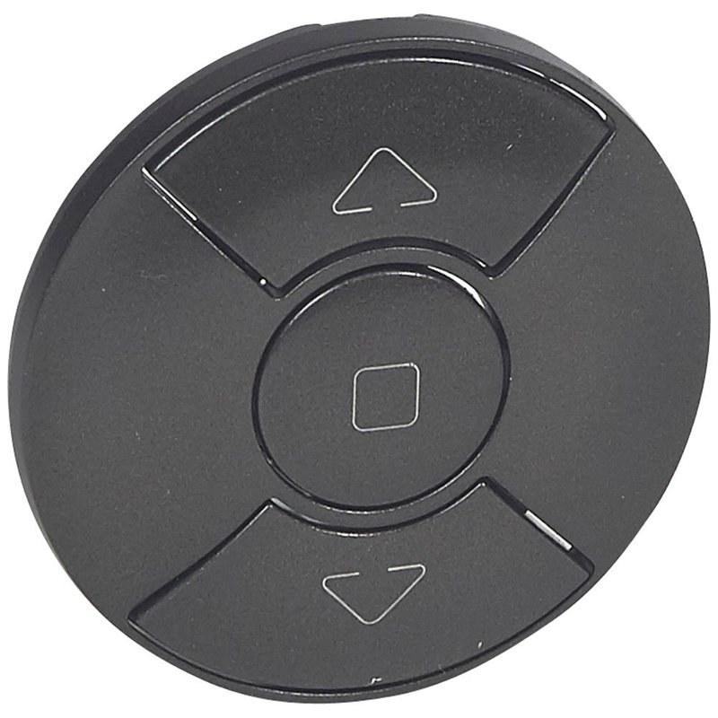 Legrand 067953 - Enjoliveur Céliane pour commande de volets roulants pour hôtel - graphite