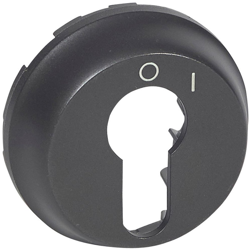 Legrand 067969 - Enjoliveur Céliane pour interrupteur à clé 2 positions - finition graphite